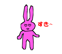 rabbitrin3 sticker #4480588