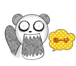 Dark panda sticker #4480837