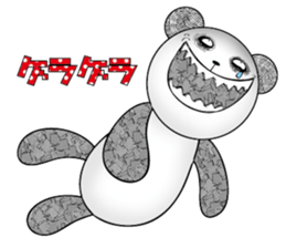 Dark panda sticker #4480863