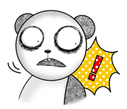 Dark panda sticker #4480868
