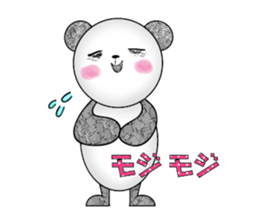 Dark panda sticker #4480869