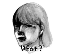 Melancholic Yoko & friends Ver. English sticker #4480961