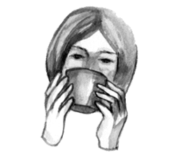 Melancholic Yoko & friends Ver. English sticker #4480964