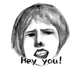 Melancholic Yoko & friends Ver. English sticker #4480967