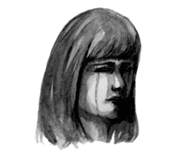 Melancholic Yoko & friends Ver. English sticker #4480972