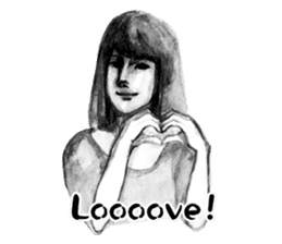 Melancholic Yoko & friends Ver. English sticker #4480983