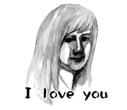 Melancholic Yoko & friends Ver. English sticker #4480985