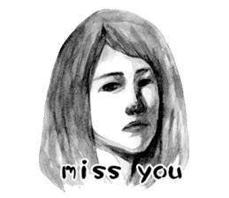 Melancholic Yoko & friends Ver. English sticker #4480986