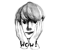 Melancholic Yoko & friends Ver. English sticker #4480990