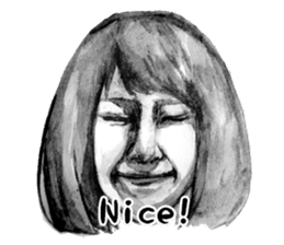 Melancholic Yoko & friends Ver. English sticker #4480991