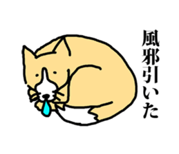 a dog that is raised with affection sticker #4481217