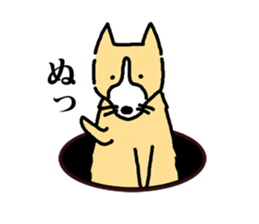 a dog that is raised with affection sticker #4481219