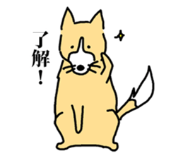 a dog that is raised with affection sticker #4481221