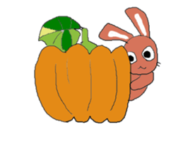 Love, healing rabbit 2 sticker #4481587