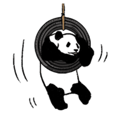 panda silent version sticker #4481995