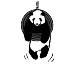 panda silent version sticker #4481999