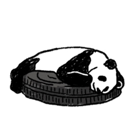 panda silent version sticker #4482000