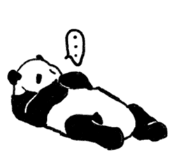 panda silent version sticker #4482006