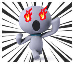 3D Worker sticker #4482310