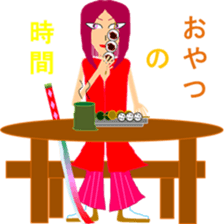 Samurai, Ninja, and Onmyoji. sticker #4483381