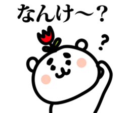 toyama tulip bear sticker #4483594