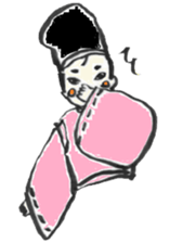 Japanese ancien noble Mr. Maro sticker #4483984