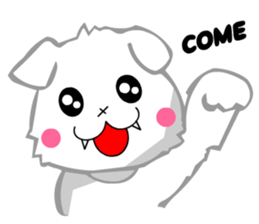 Scottish Fold White Cat (Digging) sticker #4484283