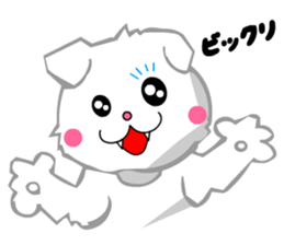 Scottish Fold White Cat (Digging) sticker #4484285