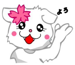 Scottish Fold White Cat (Digging) sticker #4484290