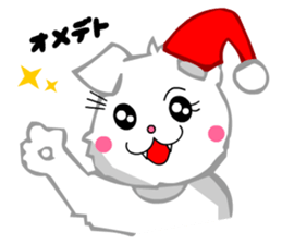 Scottish Fold White Cat (Digging) sticker #4484305