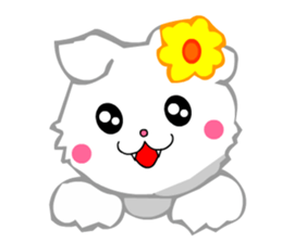 Scottish Fold White Cat (Digging) sticker #4484307