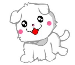 Scottish Fold White Cat (Digging) sticker #4484311