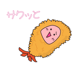 Shrimp Pippi sticker #4485084