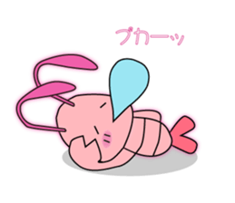 Shrimp Pippi sticker #4485087