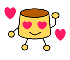 assorted kawaii puddings sticker #4485238