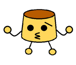 assorted kawaii puddings sticker #4485239