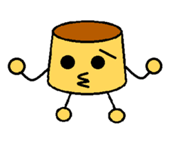 assorted kawaii puddings sticker #4485239