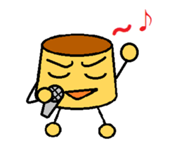 assorted kawaii puddings sticker #4485240