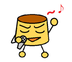 assorted kawaii puddings sticker #4485240