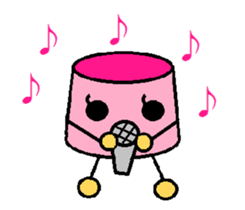 assorted kawaii puddings sticker #4485241