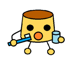 assorted kawaii puddings sticker #4485247