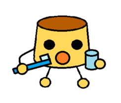 assorted kawaii puddings sticker #4485247