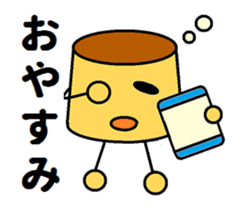 assorted kawaii puddings sticker #4485254