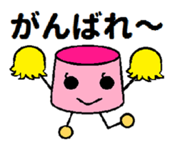 assorted kawaii puddings sticker #4485260