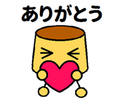 assorted kawaii puddings sticker #4485269