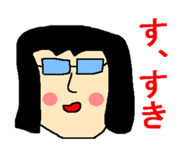 The sticker which talks about love sticker #4485779