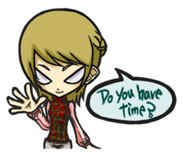 fashionista -unique people- 2 (english) sticker #4486039