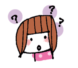 kimakima little girls sticker #4486274