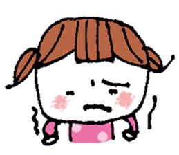 kimakima little girls sticker #4486278