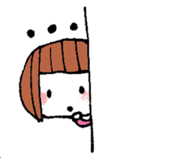 kimakima little girls sticker #4486290